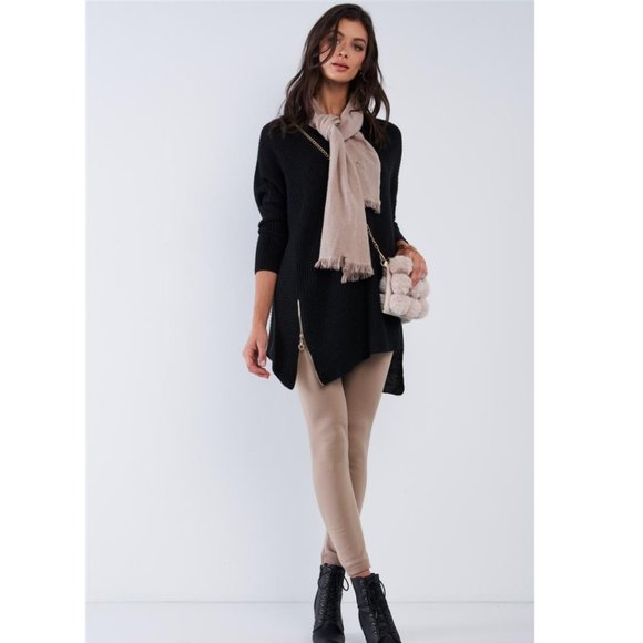 Sweaters - V-Neck Asymmetrical Oversized Tunic NWT